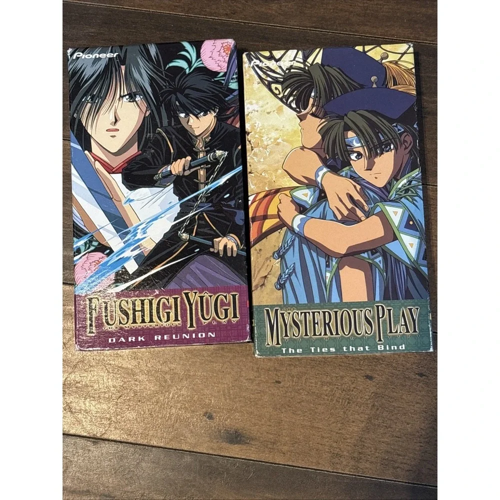 Fushigi Yûgi Dark Reunion & Mysterious Play The Ties That Bind VHS Lot Anime